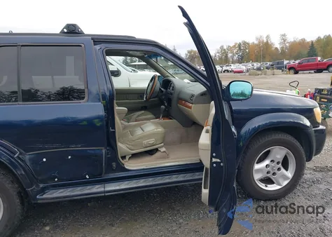 2002 Infiniti Qx4 Luxury из США, поврежденный, VIN JNRDR09Y22W254597